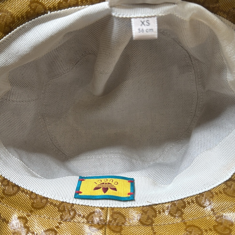 Gucci X Adidas coated nylon monogram bucket hat - Picture 7 of 7